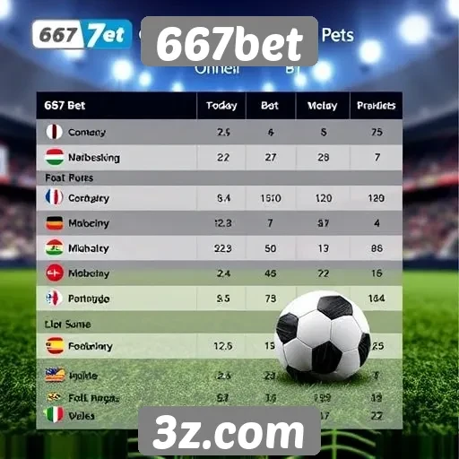 Comparativo de odds no 667bet e concorrentes